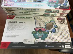 Pokemon TCG Blooming Waters 151 Premium Collection Sealed Box, Lot of 4 - Image 3