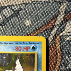 Pokemon Vaporeon 12/64 Jungle Unlimited 1999 WoTC Holo Rare TCG LP-MP - Image 2