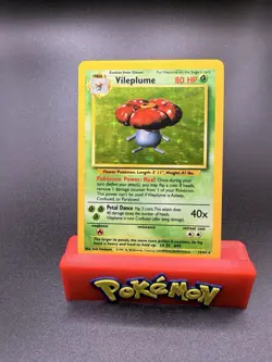 Pokemon Vileplume 15/64 Jungle Holofoil No Symbol Misprint MP - Image 1