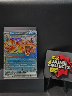 Pokemon Charizard ex 125/197 Ultra Rare Obsidian Flames Foil Holo NM - Image 1