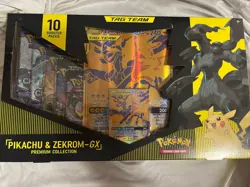 Nintendo Pokemon TCG Pikachu and Zekrom-GX Tag Team Premium Collection - Image 2