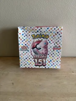 Japanese Pokemon TCG 151 Booster Box Scarlet & Violet sv2a Japan Sealed 4521329346038 - Image 1