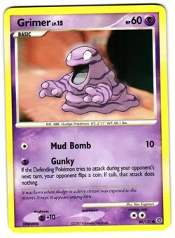 Pokemon Secret Wonders Grimer #88/132 Common Lightly played - Image 1