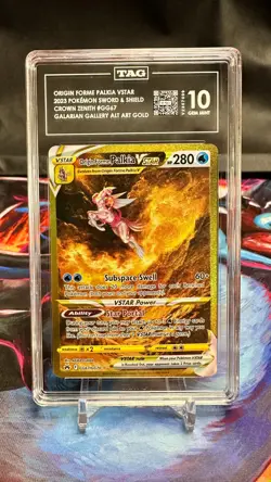 2023 Pokemon Crown Zenith - Origin Forme Palkia VSTAR #GG67 - TAG 10 - Image 3
