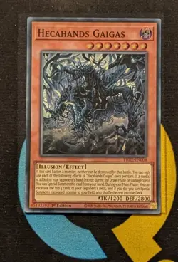 PHRE-EN004 Hecahands Gaigas x3 Super Rare 1st Edition YuGiOh Playset - Image 2