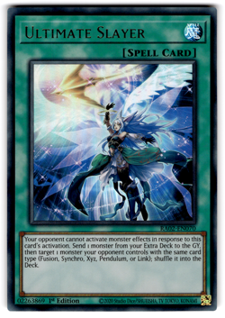 YUGIOH ULTIMATE SLAYER ULTRA RARE NM RA02-EN070 - Image 1