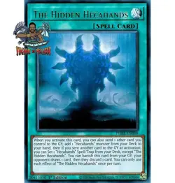 Yugioh! 1x The Hidden Hecahands PHRE-EN008 Ultra Rare 1st Ed NM - Image 1