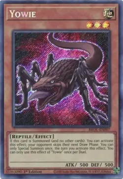Yowie - BROL-EN007 - Secret Rare - 1st Edition Near Mint Yugioh! Card - Image 1