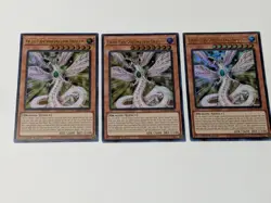 3x Light End Sublimation Dragon Ultra Rare Yugioh! Mega Tins 2025 - Image 1