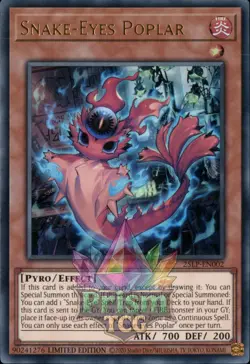 Snake-Eyes Poplar ultra rare 25LP-EN002 Yugioh - Image 1