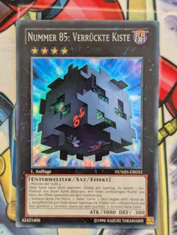 Nummer 85: Verruckte Kiste NUMH-DE033 Super Rare Deutsch NM YUGIOH - Image 1