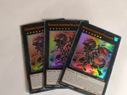 Yu Gi Oh! 3x Rotaugiger Leuchtfeuer-Metalldrache (RA01-DE038) ULTRA RARE - Image 1