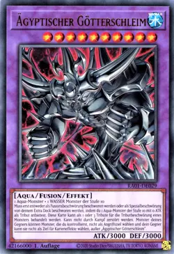 Yu Gi Oh! Agyptischer Gotterschleim RA01-DE029 Super Rare-DEUTSCH - Image 1