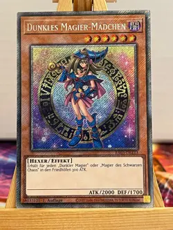 Dunkles Magier-Madchen RA03-DE123 Platinum Secret Rare (V2) Deutsch NM YUGIOH - Image 1