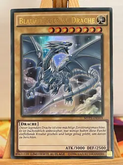Blauaugiger W. Drache MVP1-DESV4 Ultra Rare Deutsch NM YUGIOH - Image 1