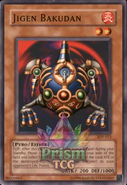 Jigen Bakudan SDP-012 Yugioh - Image 1
