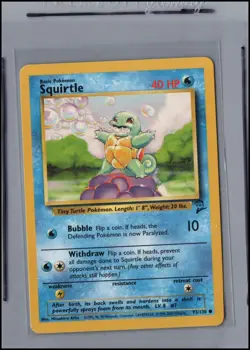 Pokemon Card Squirtle (93/130) Base Set 2 Common Non-Foil - Image 1