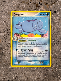 Pokemon TCG Cards Quagsire 26/109 Team Rocket Returns Rare - Image 1