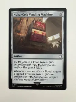 Nuka-Cola Vending Machine MTG Magic the Gathering Card NM Near Mint PIP - Image 1