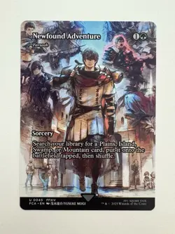 Newfound Adventure Showcase Borderless MTG Magic the Gathering Card NM Mint FCA - Image 1