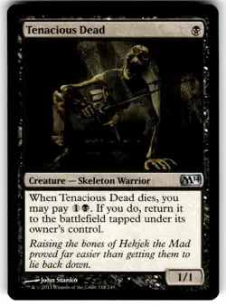 Tenacious Dead Core Set 2014 (M14) Regular MTG - Image 1