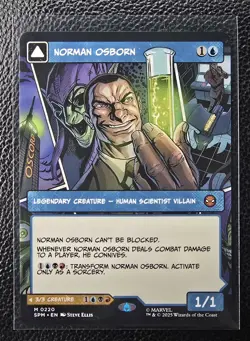 MTG - SPM - Norman Osborn/Green Goblin (Borderless) #0220 - Near Mint Regular - Image 1