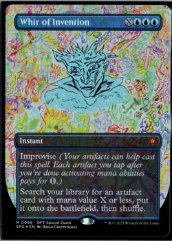 Whir of Invention (Borderless) Foil M Special Guests 86 NM - Image 1