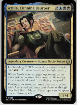 MTG Azula, Cunning Usurper Foil NM Avatar: The Last Airbender Magic 208 - Image 1