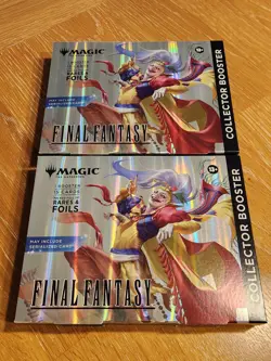 Magic: The Gathering Final Fantasy Collector Omega Trading Cards Lot of 2 - Image 1