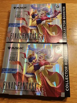 Magic: The Gathering Final Fantasy Collector Omega Trading Cards Lot of 2 - Image 3