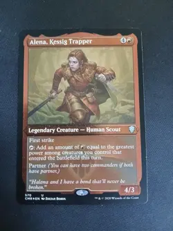 Commander Legends - Alena, Kessig Trapper - Foil Etched - Image 1