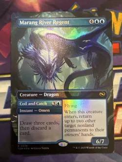 Marang River Regent (Borderless) #378 (Foil) NM Tarkir Dragonstorm TDM Magic MTG - Image 1