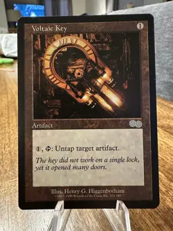 MTG Urza’s Saga Voltaic Key - Art: Henry G. Higgenbotham (LP) - Image 1