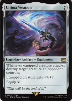 Ultima Weapon R FINAL FANTASY 563 NM Normal MTG - Image 1