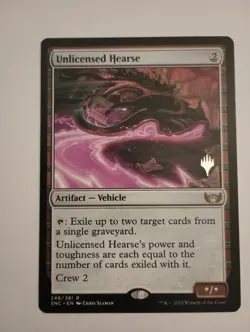 Unlicensed Hearse NM Promo Pack Streets of New Capenna MTG Magic the Gathering - Image 1