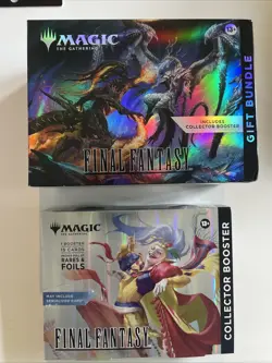 Magic The Gathering Final Fantasy Gift Bundle & Omega Collector Booster Pack NEW - Image 1