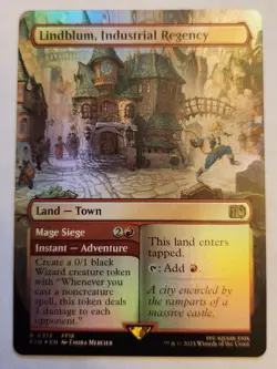 Lindblum, Industrial Regency (Borderless) Final Fantasy Foil - Image 1
