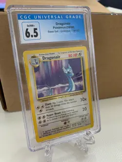 Dragonair 18/102 CGC 6.5 - Base Set Unlimited - PSA BGS - Pokemon Card - Image 1