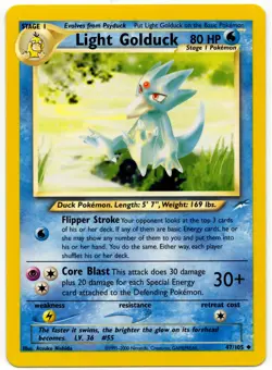Pokemon - Light Golduck Neo Destiny 47/105 LP - Image 1