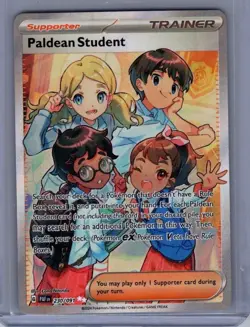 Paldean Student 230/091 Full Art Trainer Paldean Fates - Pokemon TCG - Image 1