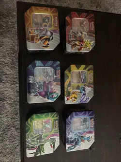 Pokemon Paradox Destinies Tins FULL SET FACTORY SEALED - ALL 6 Tins (30 Packs) - Image 1