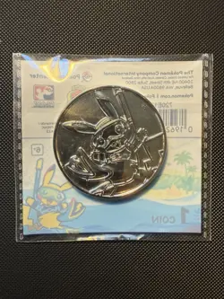 Pokemon World Championships 2024 Honolulu Pikachu Metal Coin - Image 1