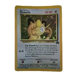 Pokemon Meowth Nintendo Black Star Promo 10 Holo Pokemon Card - Image 1