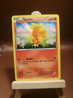 Pokemon Torchic Black Star Promo Holo XY37 MP - Image 1