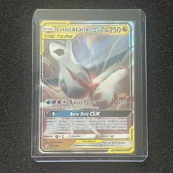 Latias & Latios GX 2019 Pokemon Sun & Moon Team Up #113/181 READ DESCRIPTION - Image 3