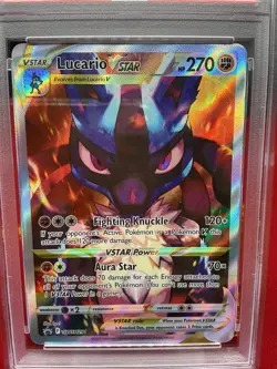 Lucario VSTAR - SWSH291 Pokemon Promo Crown Zenith ETB PSA 10 - Image 2