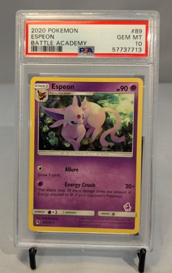 Pokemon Battle Academy 2020 Espeon 89/214 PSA 10 Gem Mint - Image 1