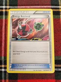 Energy Retrieval 126/160 XY Primal Clash 2015 Pokemon Card - Image 1