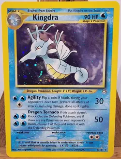 2000 Pokemon Neo Genesis Kingdra Holo Rare #8/111- WoTC TCG - Image 1