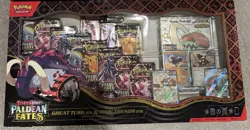 Pokemon Paldean Fates Great Tusk Iron Treads EX Premium Collection - Image 1